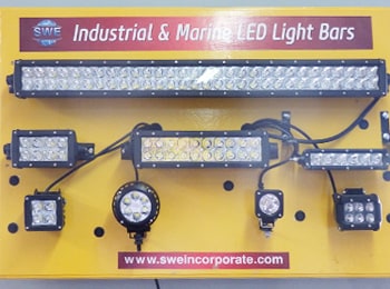 Barres lumineuses LED industrielles et marines